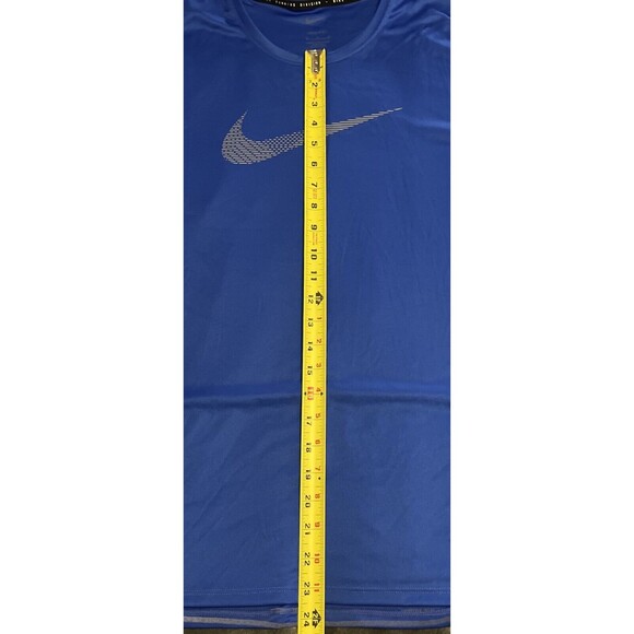 MEDIUM Nike Miler Running Dri-FIT UV Training Shirt Blue NWOT - Picture 4 of 6